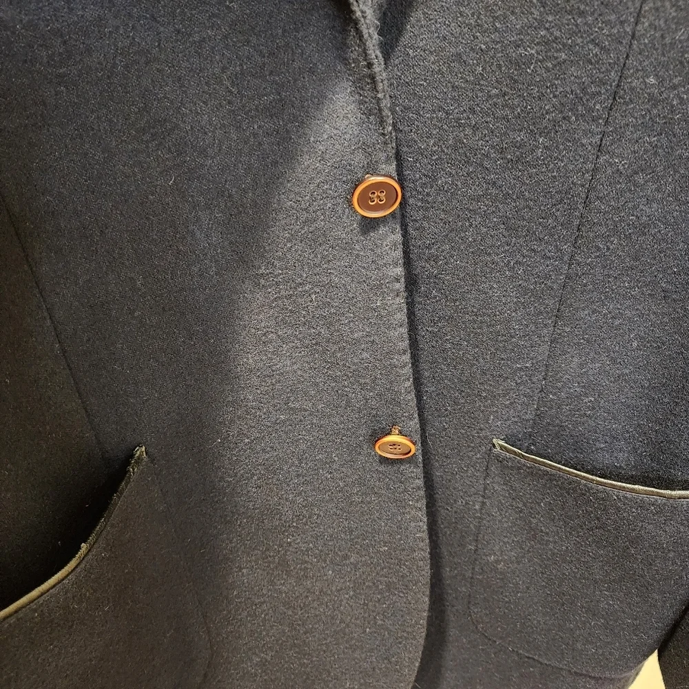 ENZO by Enzo Tocare Italy Elegant Navy Men's Blazer Size 44